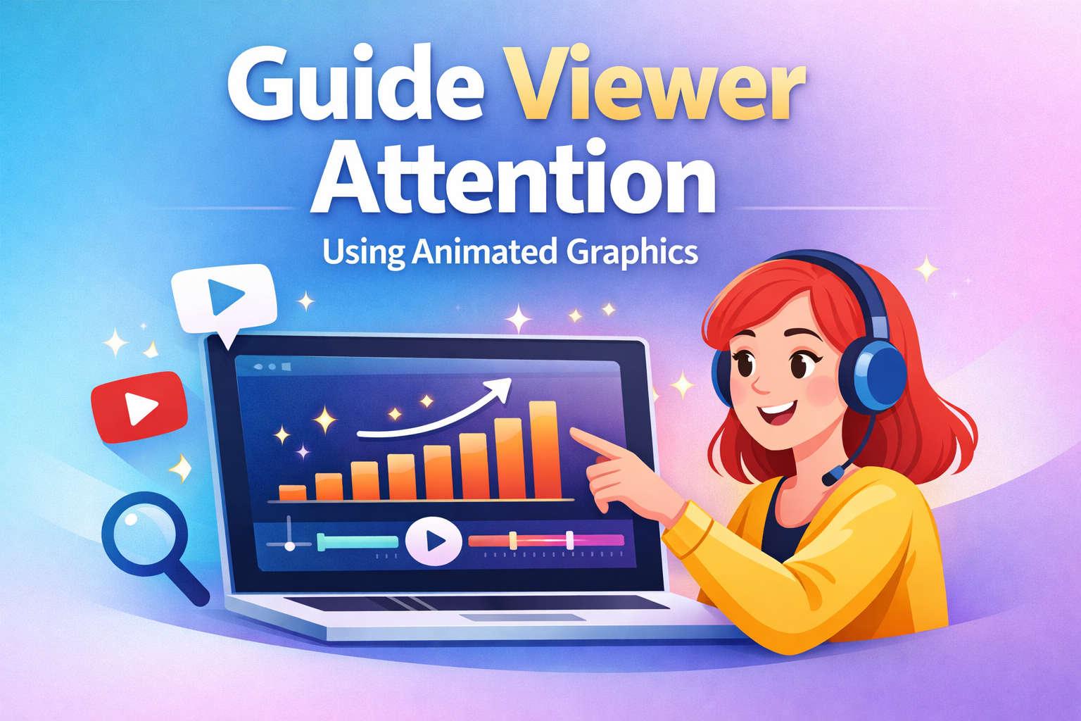 Guide Viewer Attention in Videos Using Animated Graphics