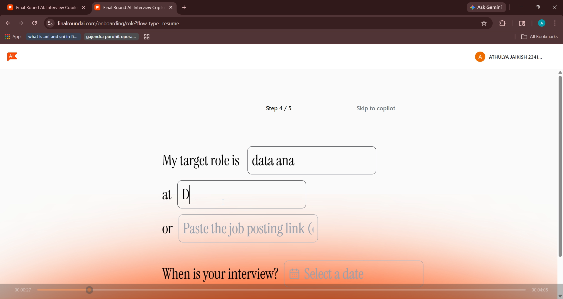 Output artifact for "Onboarding & Session Setup" test: Output :, Screenshot (150)-1.png