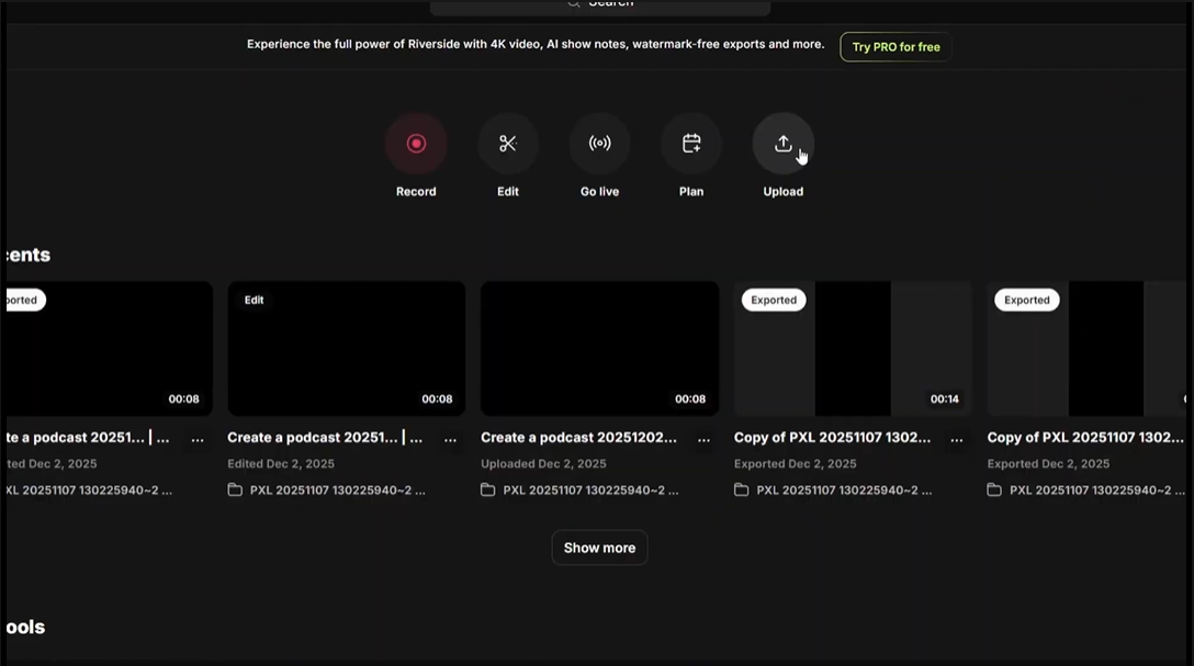 Output artifact for "Video Upload Section" test: Output :, Screenshot 2026-04-15 124301.png