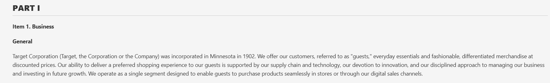 Output artifact for "PDF-to-Markdown Conversion" test: The Item 1 / Business heading was recognized as a Markdown-style header before the section text continued., doc2mark_input1_hybridearnings_item_1_header_parsed_success.png