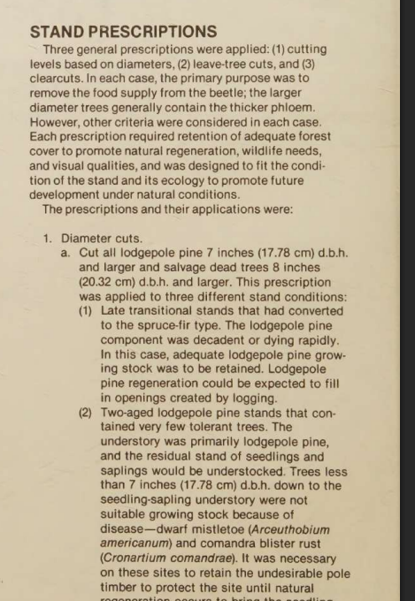 Input artifact for "Document Hierarchy Preservation" test: Scanned STAND PRESCRIPTIONS section with numbered and lettered list items., docling_input3_scannedpaper_stand_prescriptions_list.png