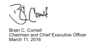 Input artifact for "OCR for signatures, stamps, and faint markings" test: Printed signature block from the Target annual report., extend-ai-target-annual-report-signature-block.png