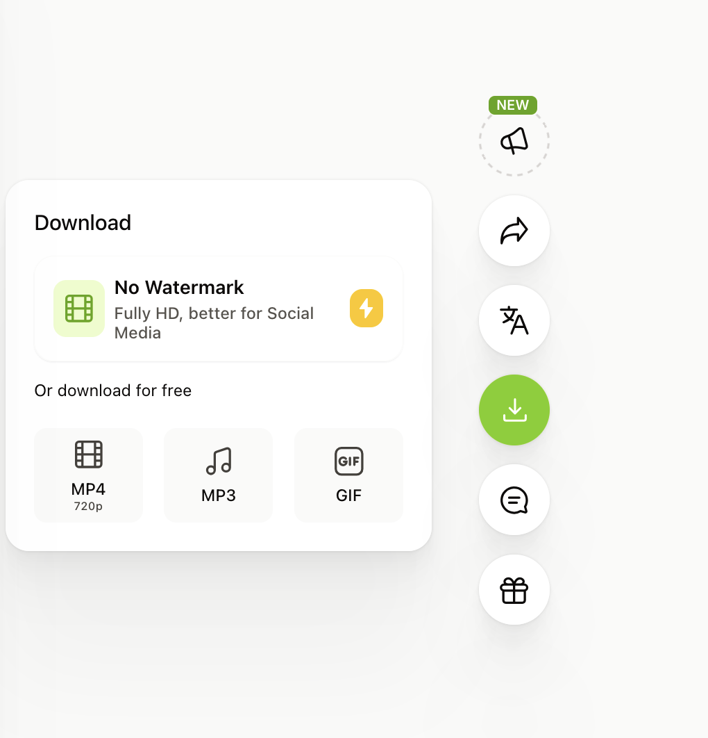 VEED.io output showing Export restriction screen