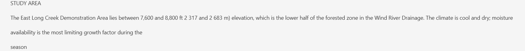 Output artifact for "Document Hierarchy Preservation" test: The study-area heading is left as plain text instead of a true markdown section header., liteparse_input3_scannedpaper_study_area_header_parsed_failure.png