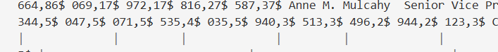 Output artifact for "Chart Extraction" test: The chart values were extracted as reversed, jumbled numeric strings, which makes the financial highlights unusable as chart data., markitdown_input1_hybridearnings_financial_charts_parsed_failure.png