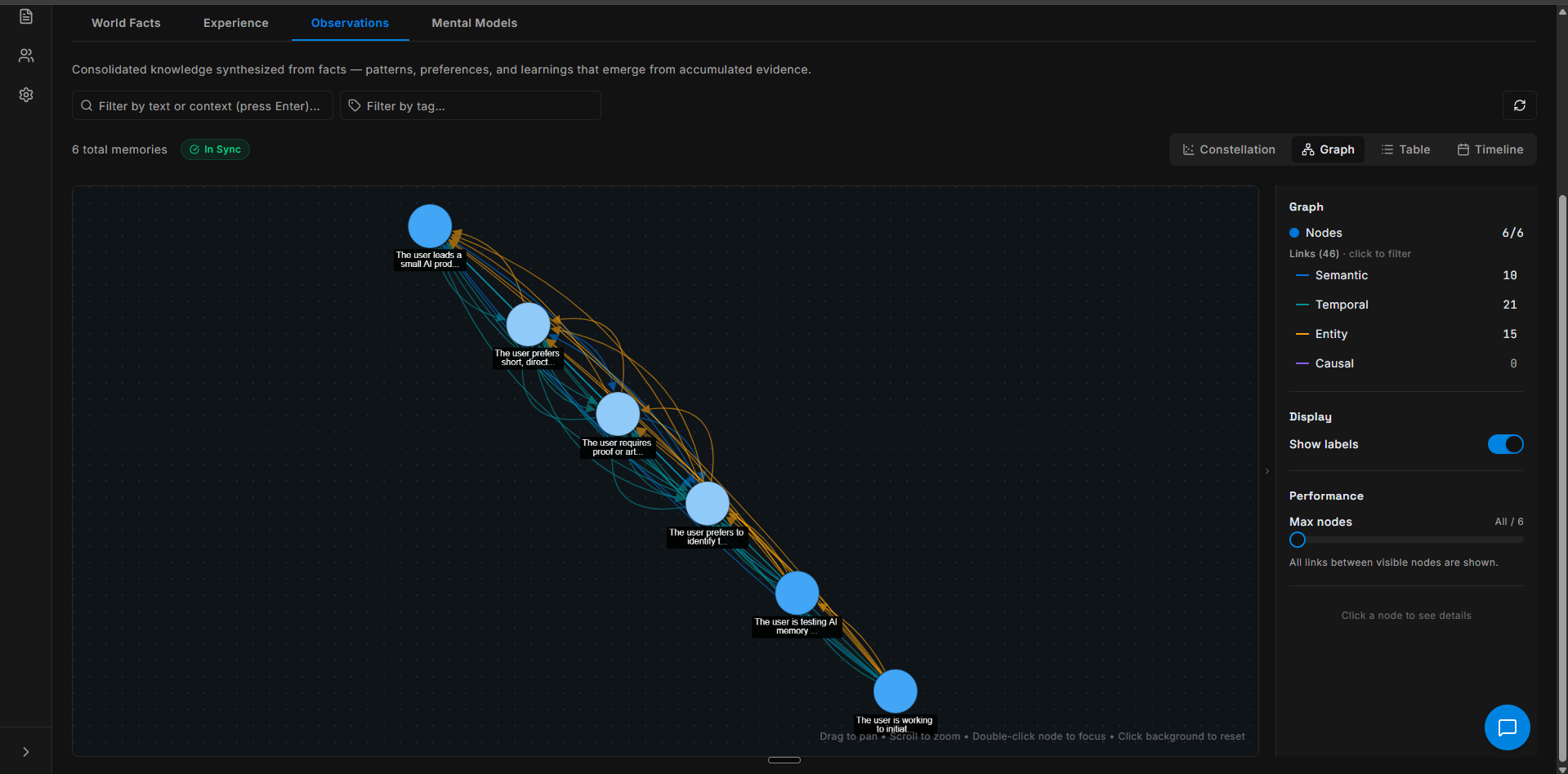 tool output
