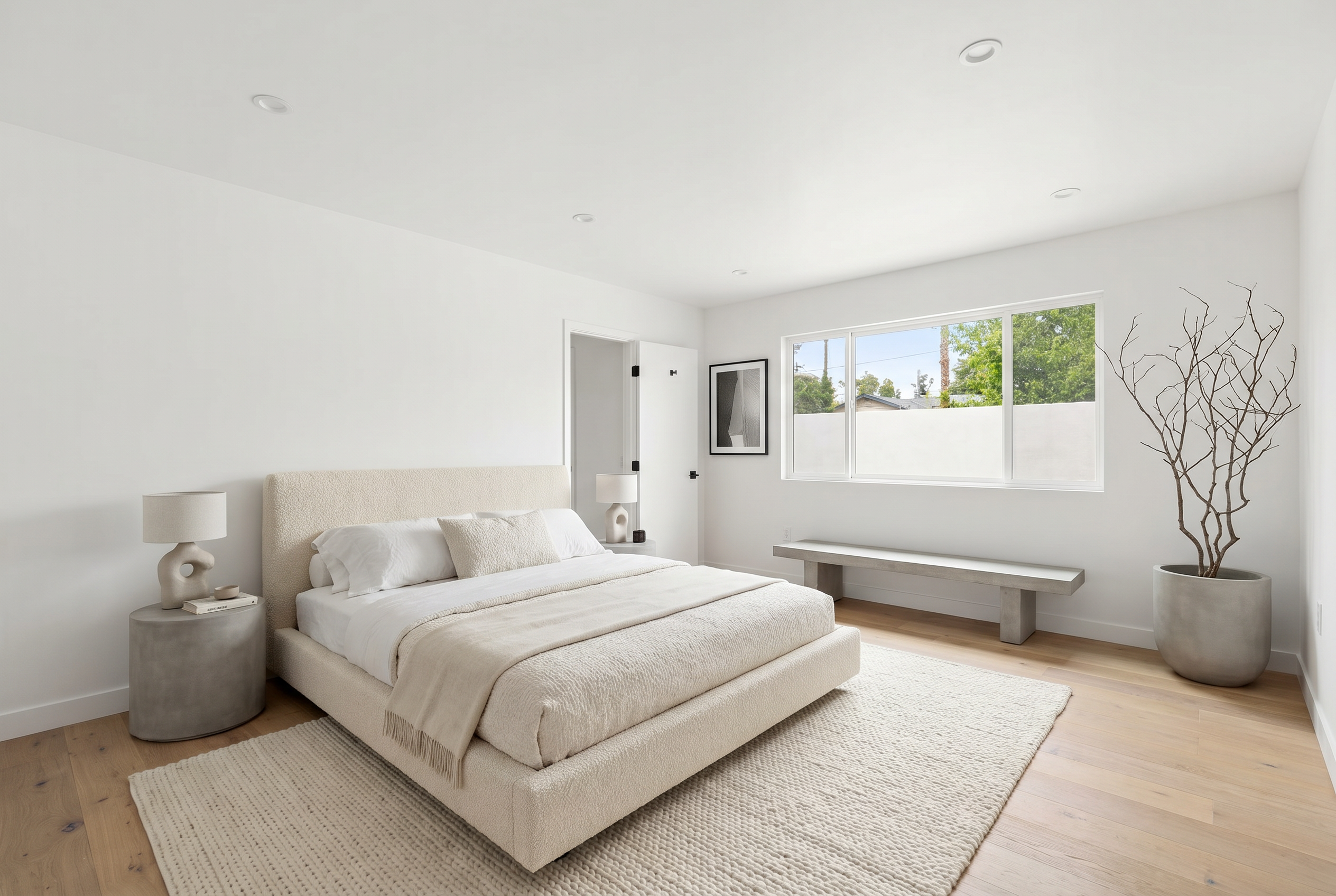 Output artifact for "Virtual Staging" test: Output, minimalist_bedroom (4).png