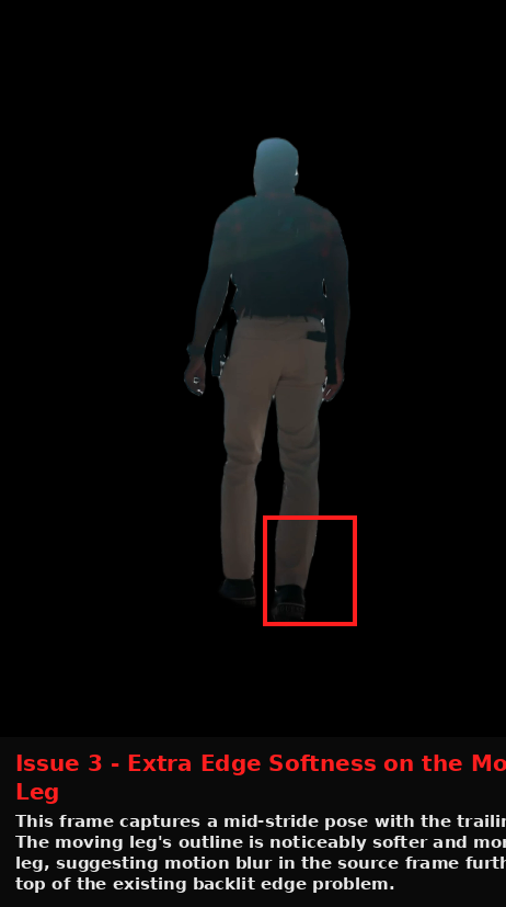 FlexClip output showing Issue evidence screenshot
