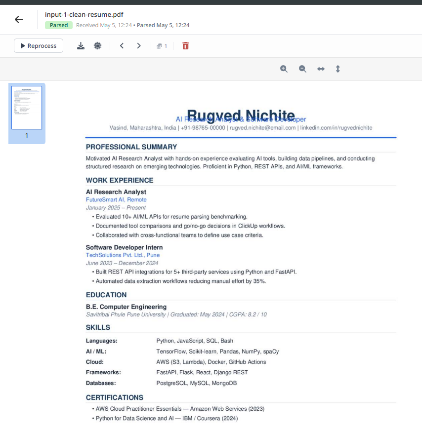 Input file 1 — as supplied